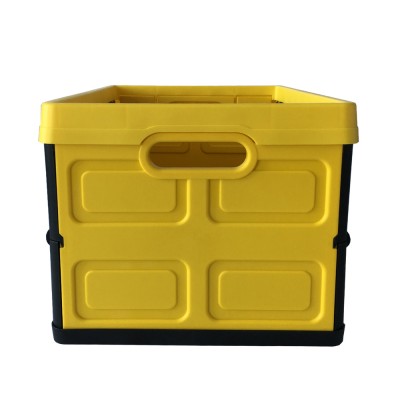 OEM Home Folding Chair Collapsible Plastic Boxes Storage Bin Box Crates